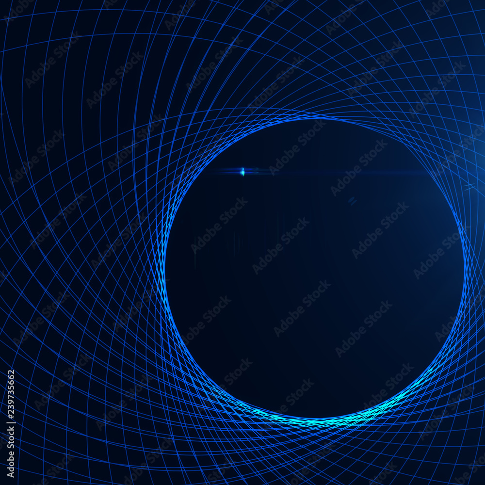Poster abstract background with a colorful dynamic wave.