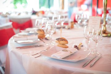 Décoration de table de mariage