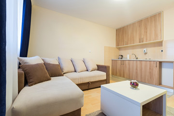 Interior of a hotel apartment