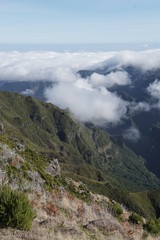 Fototapeta na wymiar Pico Ruivo Madeira Portugal