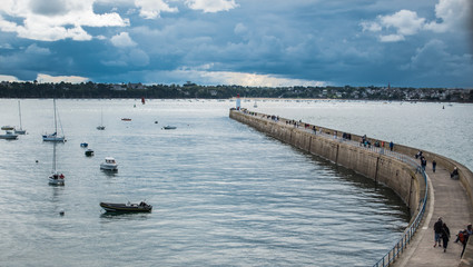 Fototapeta premium Saint Malo, Bretagne, Mer, France