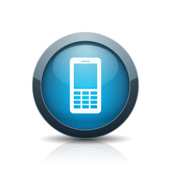 Mobile Phone button illustration