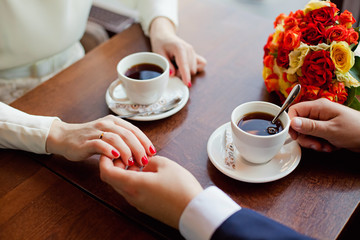 cup of tea with teapot and cup of tea