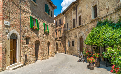 Montepulciano, famous medieval town in the Province of Siena. Tuscany, Italy.