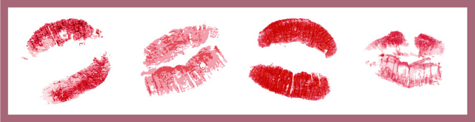 Set kisses collection lipstick imprint