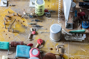 Abstract,close up of Mainboard Electronic computer background.(logic board,cpu motherboard,Main board,system board,mobo)