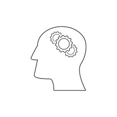 Head work good come up idea icon