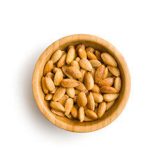 Salty roasted almonds.