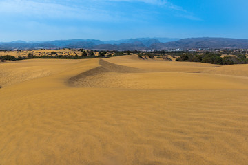 Sand dunes of Maspalomas, Gran Canaria, Spain