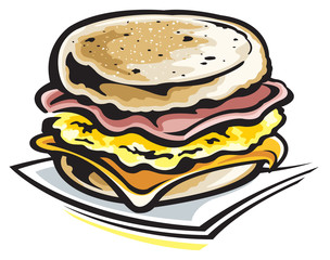 Breakfast sandwich