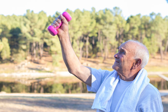 doing outdoor sports