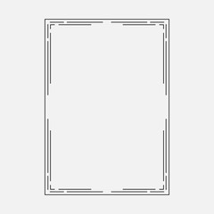 vector image, dark icon, decorative