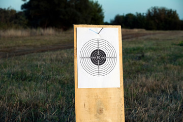 target for shooting outdoors