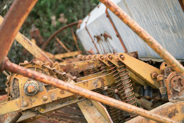 Fototapeta premium Old farm machinery