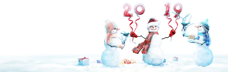 Schneemann - Weihnachtsmotiv