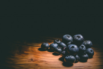  Blueberry blueberries are a healthy food with a green leaf in black or white background