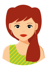 Beautiful young girl portrait