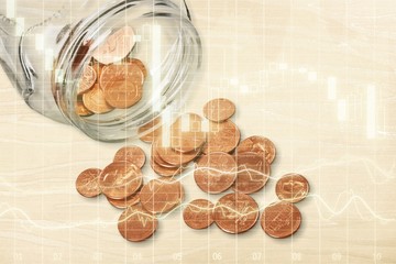 Coin jar.