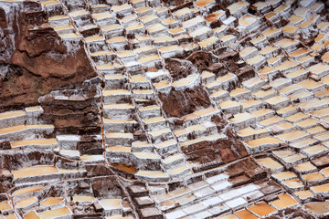 Saline of Cusco in Peru 4000 salt baths