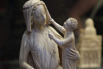 Madonna and Child with Bird