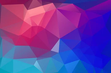 Fensteraufkleber Flat color geometric triangle wallpaper © igor_shmel