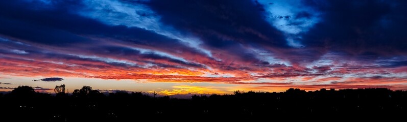 cloudy sunset