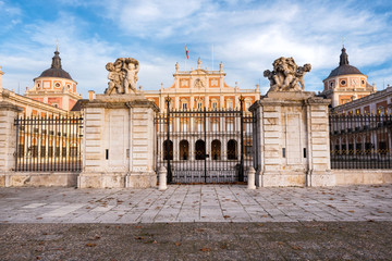 Obraz premium Royal palace of Aranjuez, Madrid, Spain.