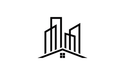 home and skyscraper logo