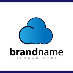 cloud logo vector template
