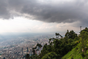 Vista panorámica Bogotá Colombia
