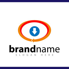 download file logo icon vector template