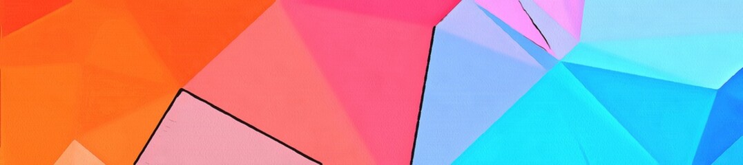 Polygonal texture. Chaotic drawing on canvas triangles background. Abstract geometric art pattern. 