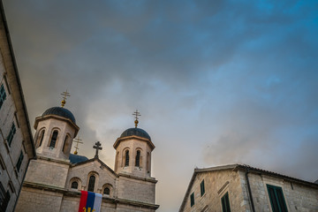 Obraz premium St. Nicholas Church in Kotor Old Town