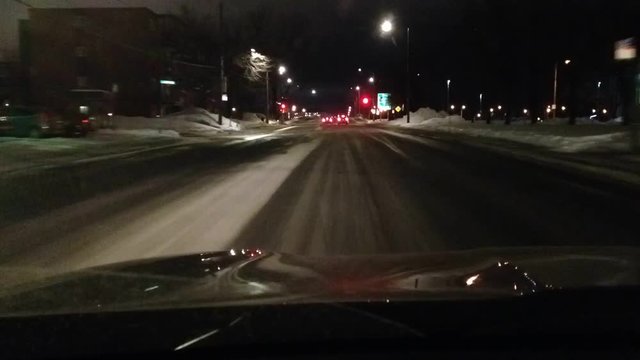 conduire de nuit