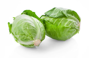 Cabbage isolated on white background