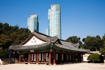 Obraz premium Bongeunsa&nbsp;temple in South&nbsp;Korea.