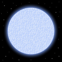Star in space. © konstan