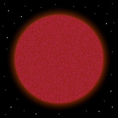 Star in space. © konstan