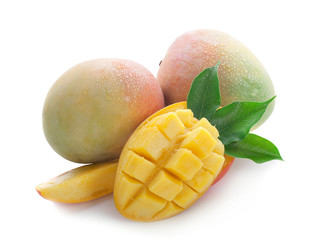 mango isolated on white background