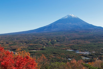 Fototapeta premium Mt.Fuji in autumn, Japan