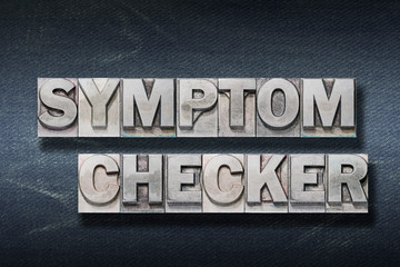 Fototapeta premium symptom checker den