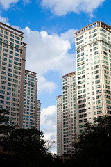 It's a high-rise apartment in Seoul.