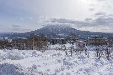 Niseko in winter, Hokkaido, Japan