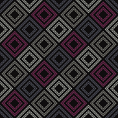 Figures of several rectangles from the dash. Trendy seamless pattern designs. Vector geometric background. Can be used for wallpaper, textile, invitation card, wrapping, web page background.