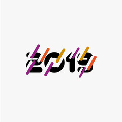 2019 Logo Vector Template Design Illustration