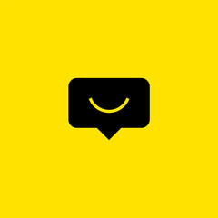 Smile Logo Vector Template Design Illustration