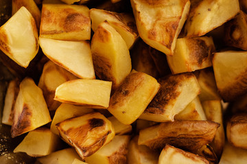 closeup of potato chips