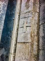 Church Wall in Pisa, Tuscany, Italy