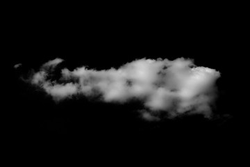 White clouds with Blue sky background