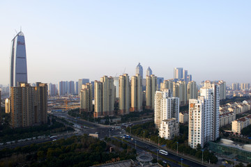 Fototapeta na wymiar Chinese cityscape Suzhou